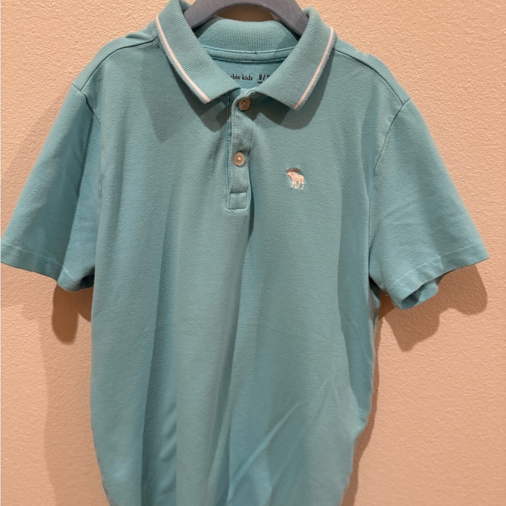 Abercrombie Kids Blue Polo Shirt Classic Style